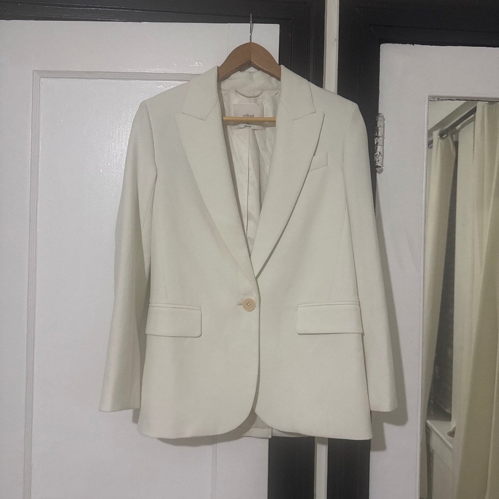 Aritzia Wilfred Flores blazer in Oakwood size 2xs